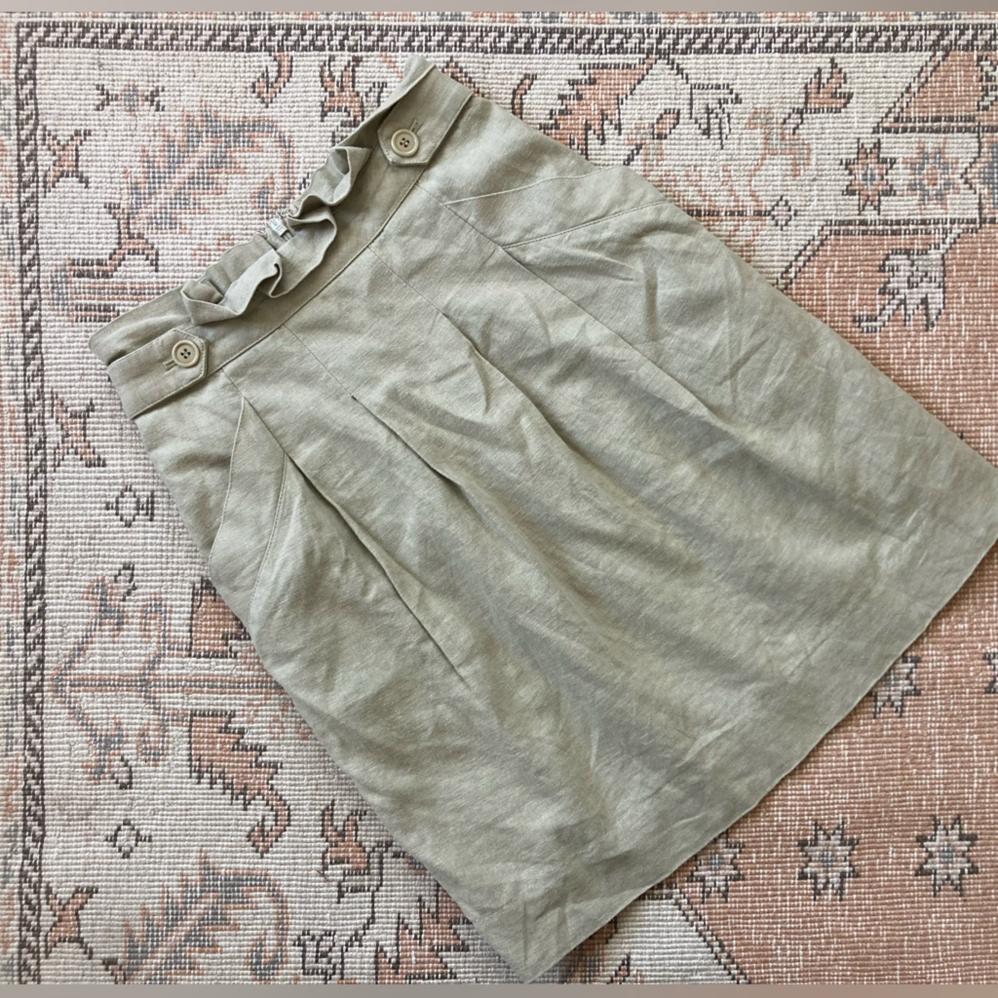 Bcbg Maxazria Khaki Skirt